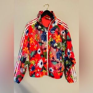 Adidas girls light jacket, youth size large